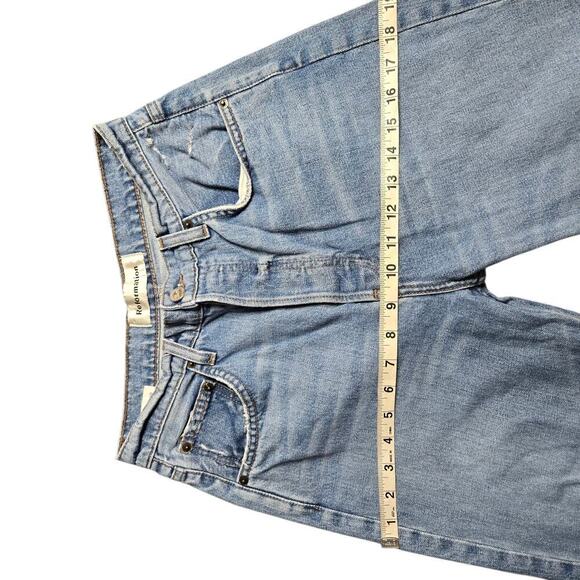 Reformation Cynthia High Waist Relaxed W/ Cuff Size: 27 - Picture 3 of 6